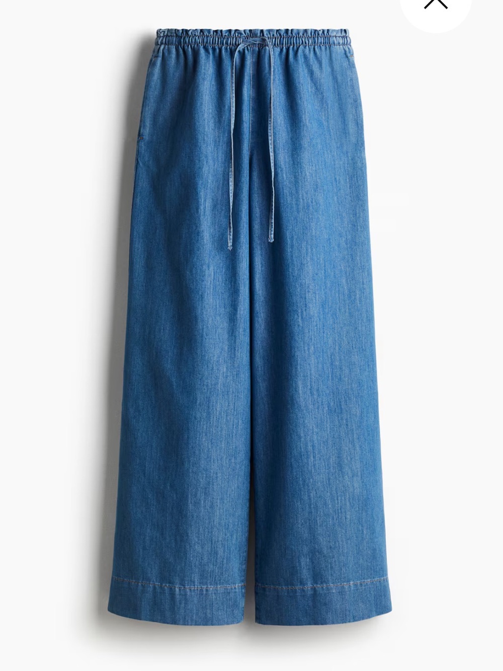 H&M DENIM PULL-ON PANTS